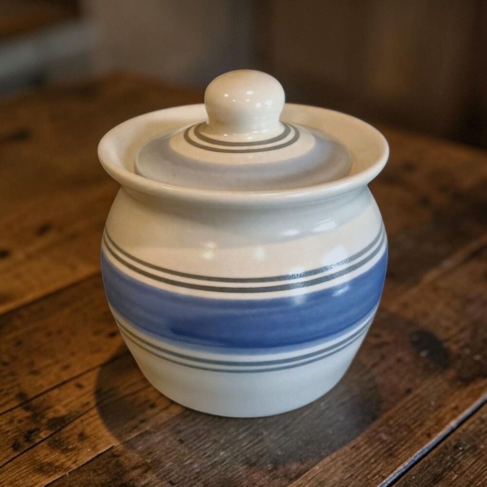 Pfaltzgraff Rio Sugar Bowl Vintage Lidded Jar 920706